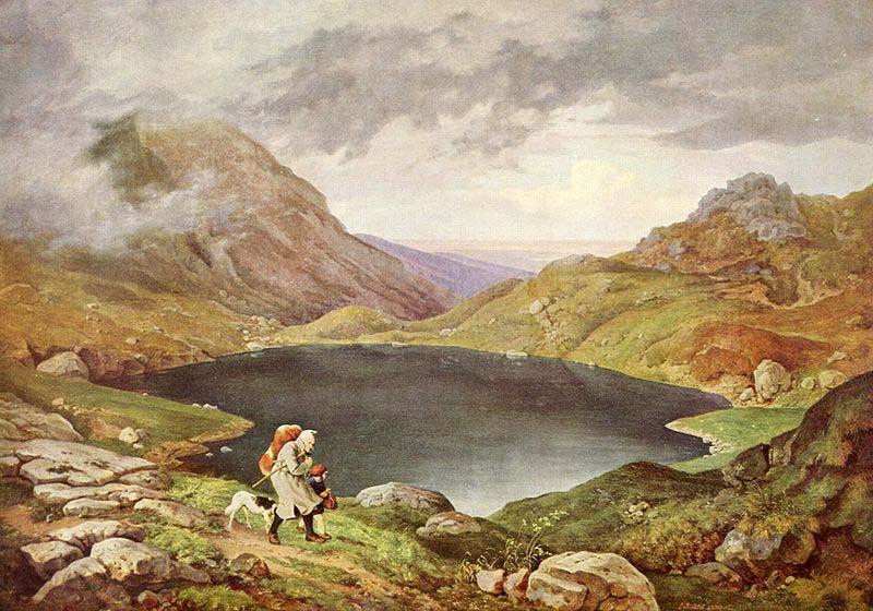 Adrian Ludwig Richter Teich im Riesengebirge Norge oil painting art